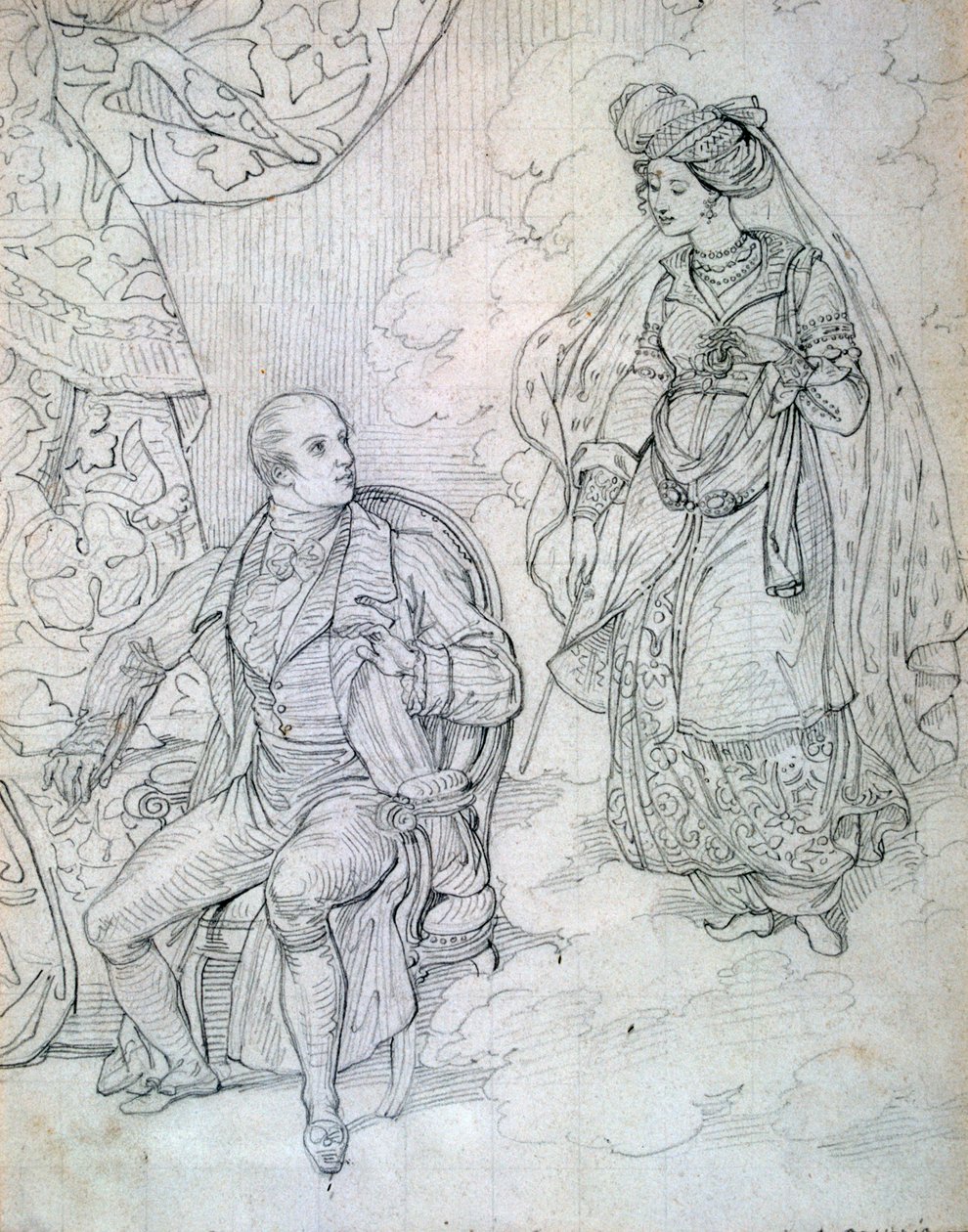 İsimsiz, c1815-1865 by Eugene Deveria