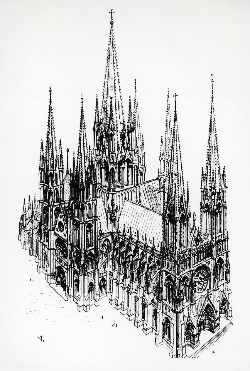 Eugene Emmanuel Viollet-le-Duc (1814-1879) tarafından 11. yüzyıldan 16. yüzyıla kadar Fransız Mimarisi Sözlüğü