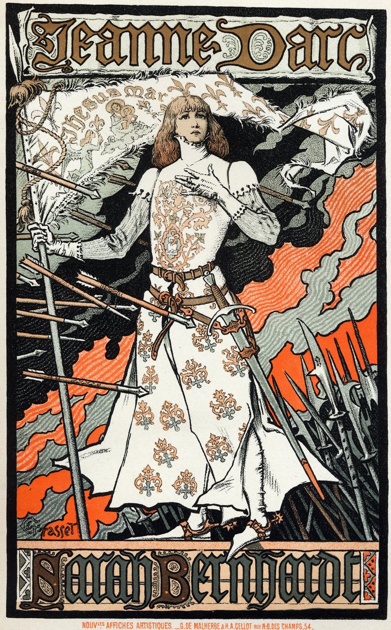 Edebiyat. Tiyatro. Joan of Arc, Charles Peguy tarafından oynayın. Sarah Bernhardt, Fransa