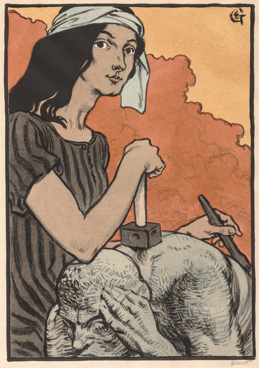 heykeltıraş by Eugene Grasset
