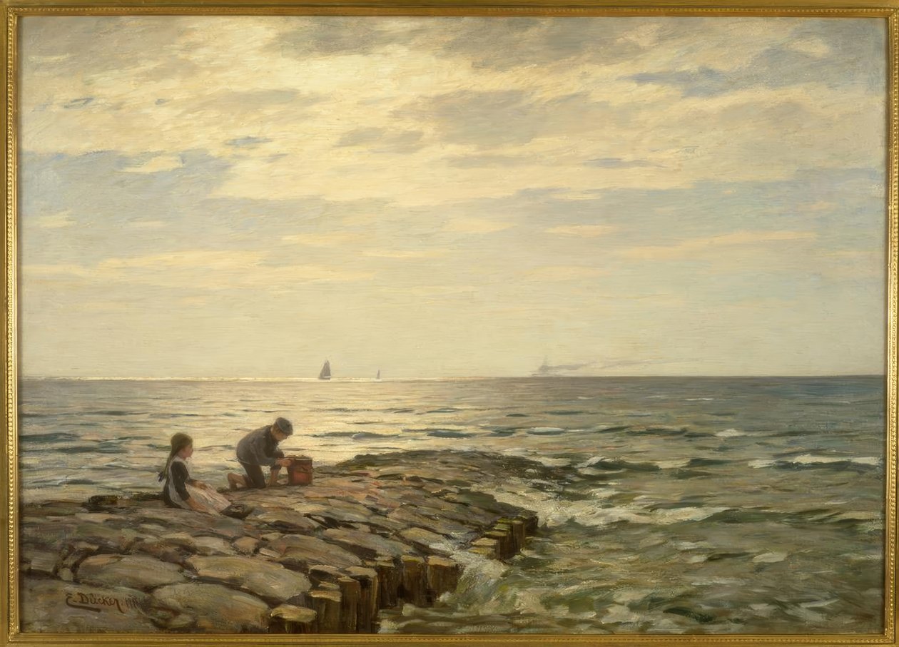 E. Dücker, Köstebekte by Eugene Gustav Dücker
