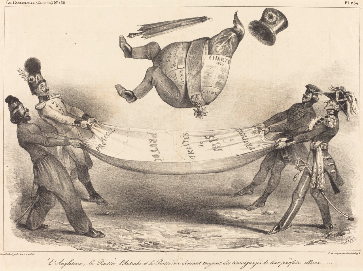 İngiltere, Rusya, Avusturya...mükemmel ittifakları by Eugene Hippolyte Forest