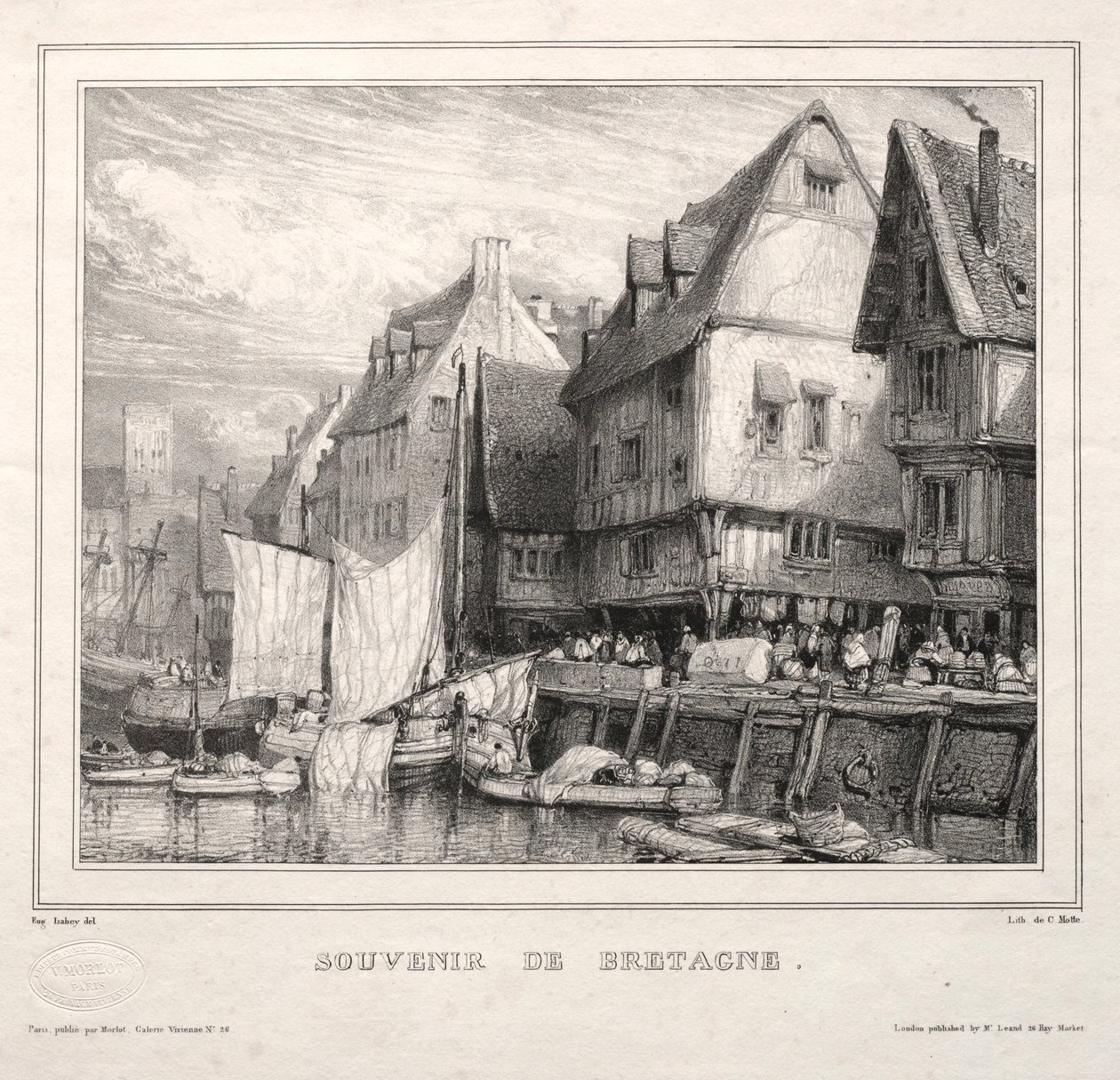 Hatıra Eşyası: Brittany Hatıra Eşyası, 1832. by Eugene Isabey