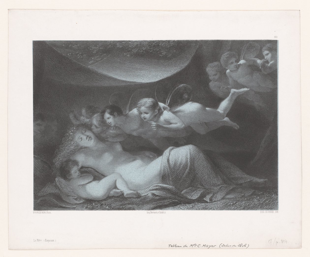 Rüyada Ruh Le Rêve (nesne üzerindeki başlık) by Eugene Leroux