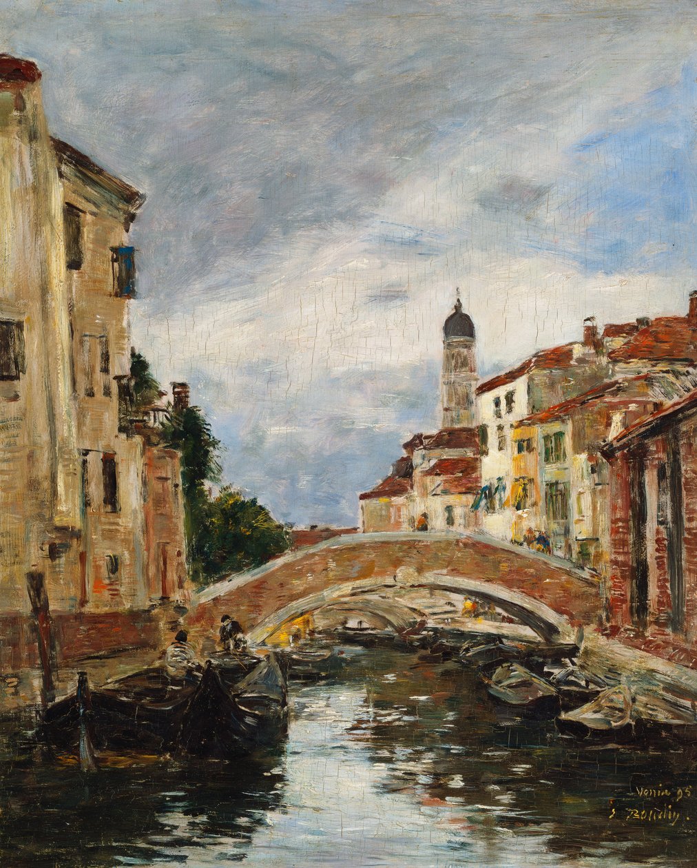 Küçük Bir Venedik Kanalı, 1895 by Eugene Louis Boudin