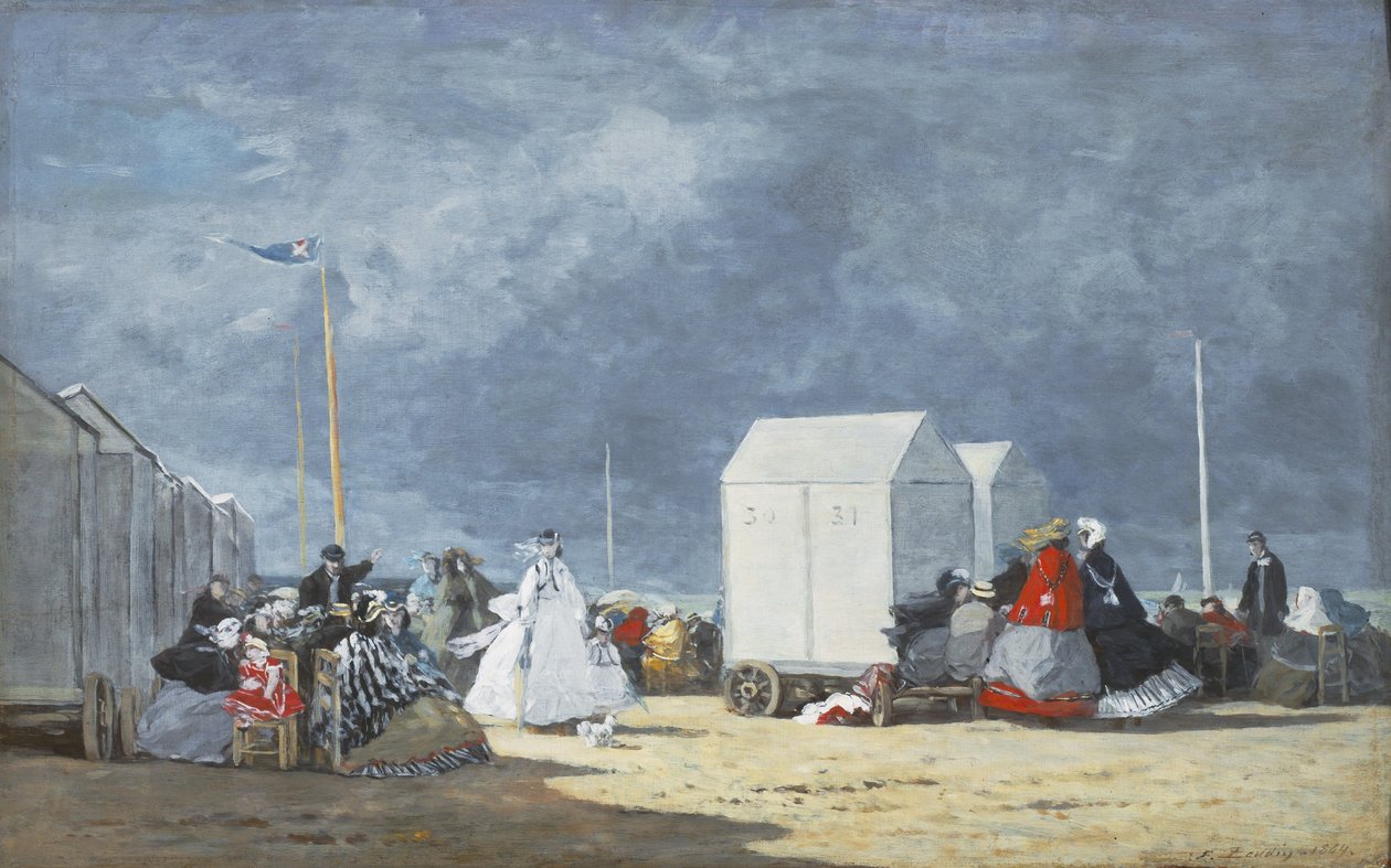 Yaklaşan Fırtına, 1864 by Eugene Louis Boudin