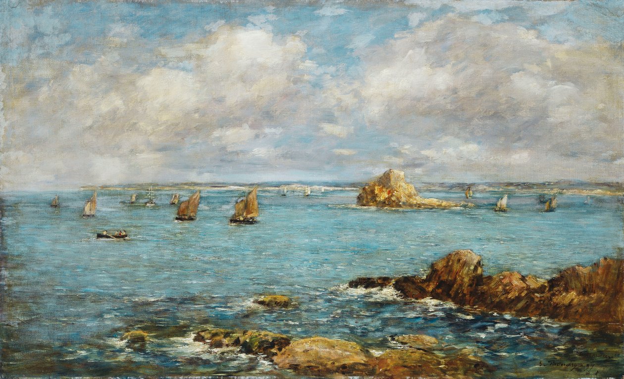 Douarnenez Körfezi; Douarnenez Körfezi, 1897 by Eugene Louis Boudin
