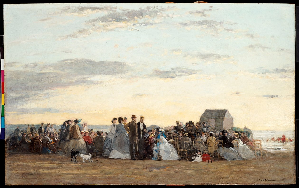 Sahil Sahnesi, 1865 by Eugene Louis Boudin