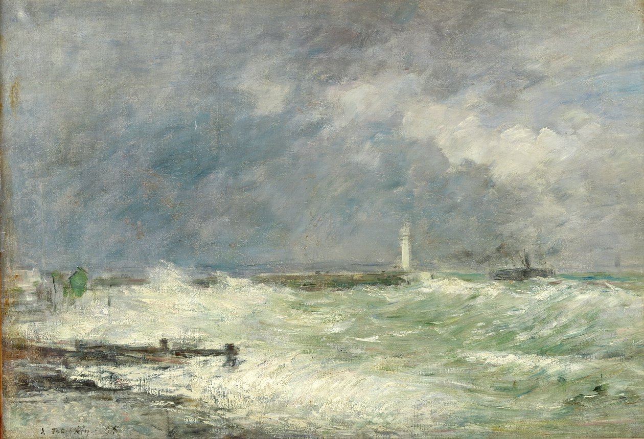 Fırtınalı Havada Le Havre Limanı