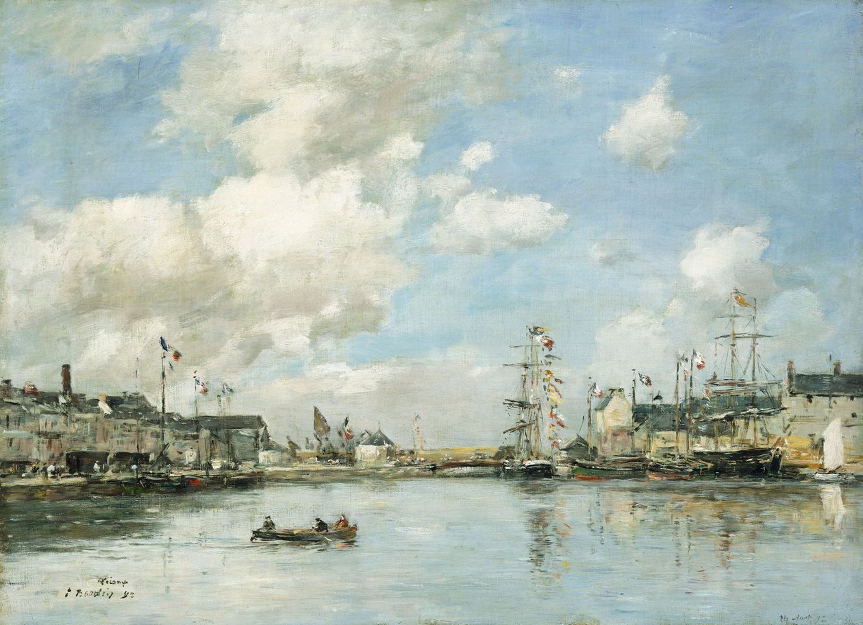 Fecamp, Havza, 1892 by Eugene Louis Boudin