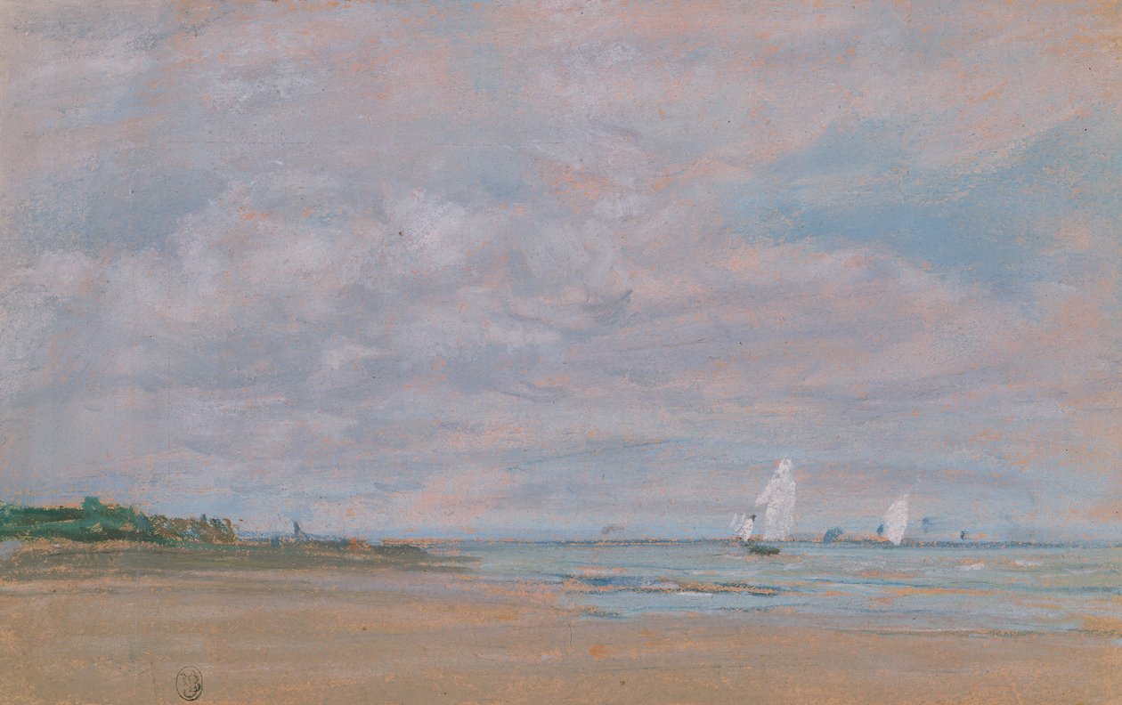 Balıkçı teknesi by Eugene Louis Boudin