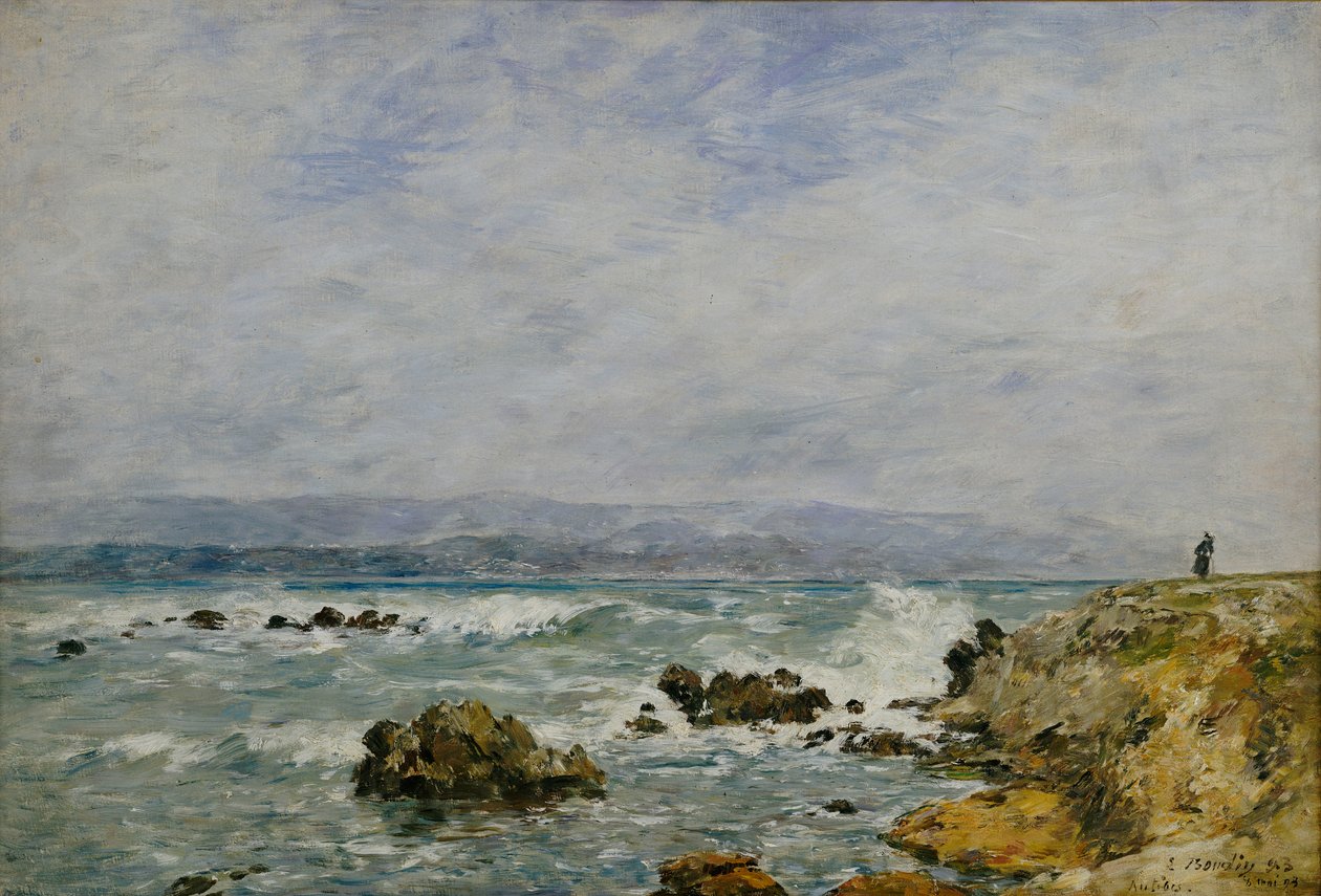 La Pointe de l "Ilette, Antibes, 1893 by Eugene Louis Boudin