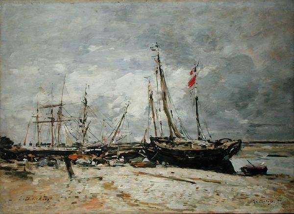 Le Crotoy by Eugene Louis Boudin