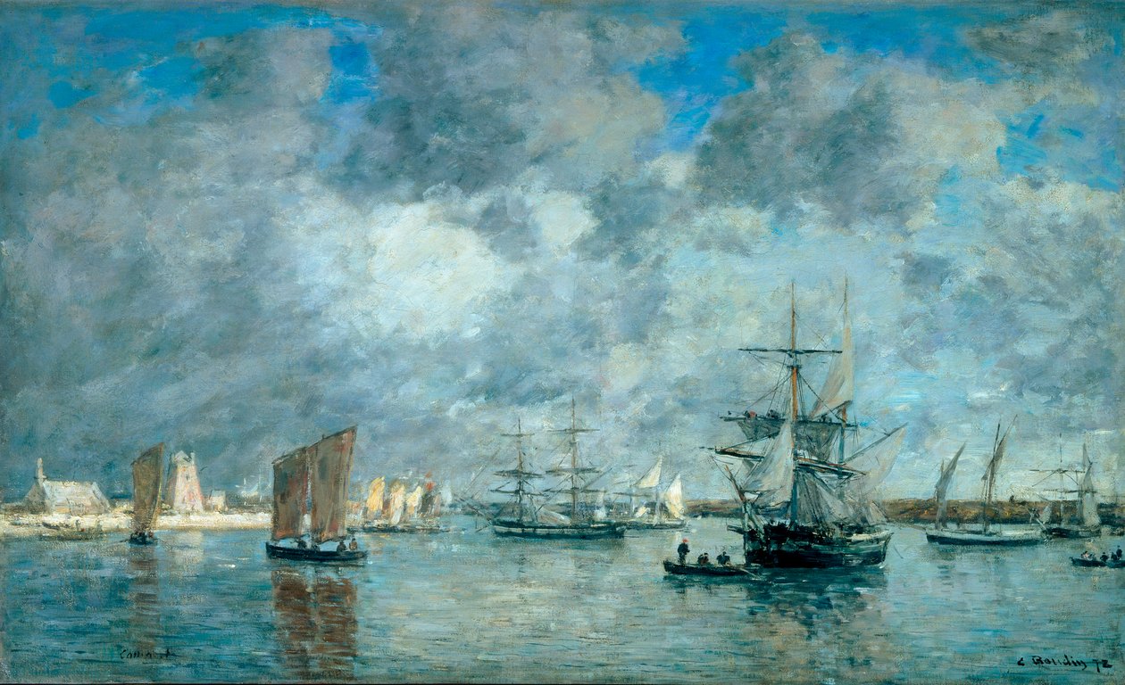 Camaret-sur-Mer Limanı (Camaret-sur-Mer). Eugene Boudin