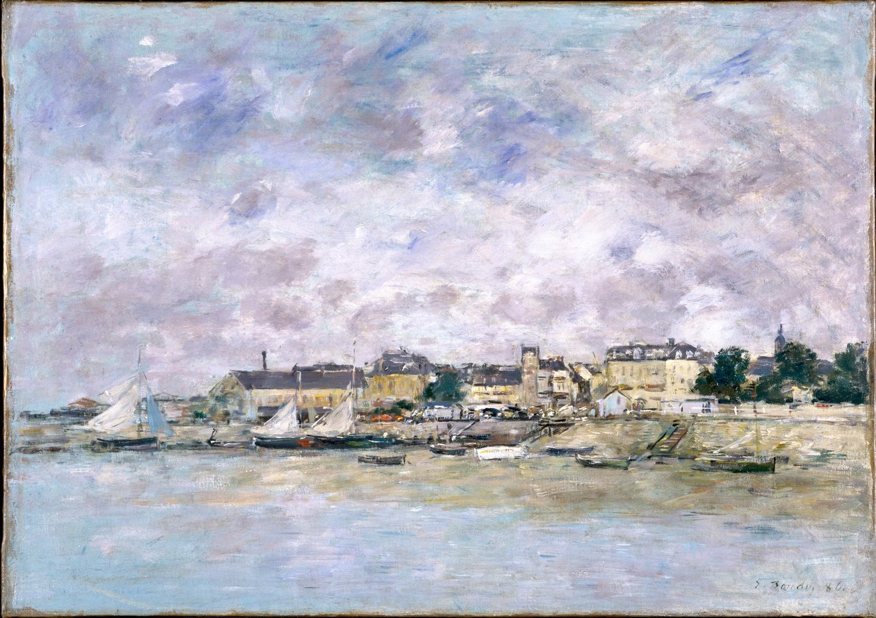 Liman, Trouville, 1886 by Eugene Louis Boudin