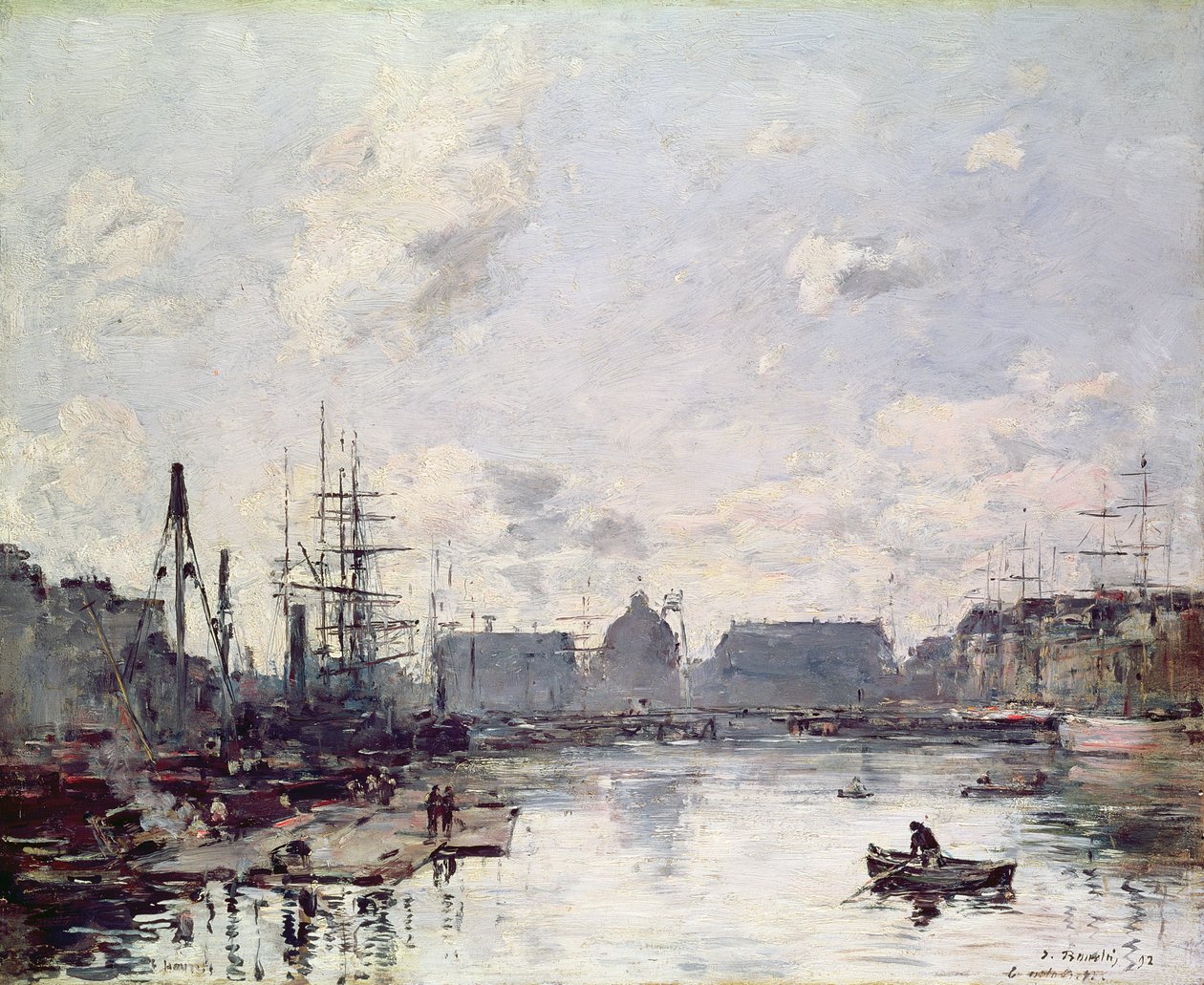 Ticaret Limanı, Le Havre, 1892 by Eugene Louis Boudin