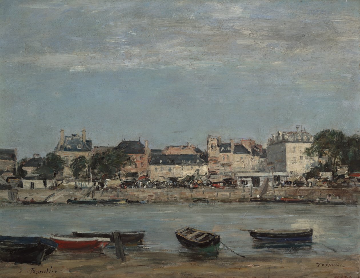 Trouville Limanı, c.1888-95 by Eugene Louis Boudin