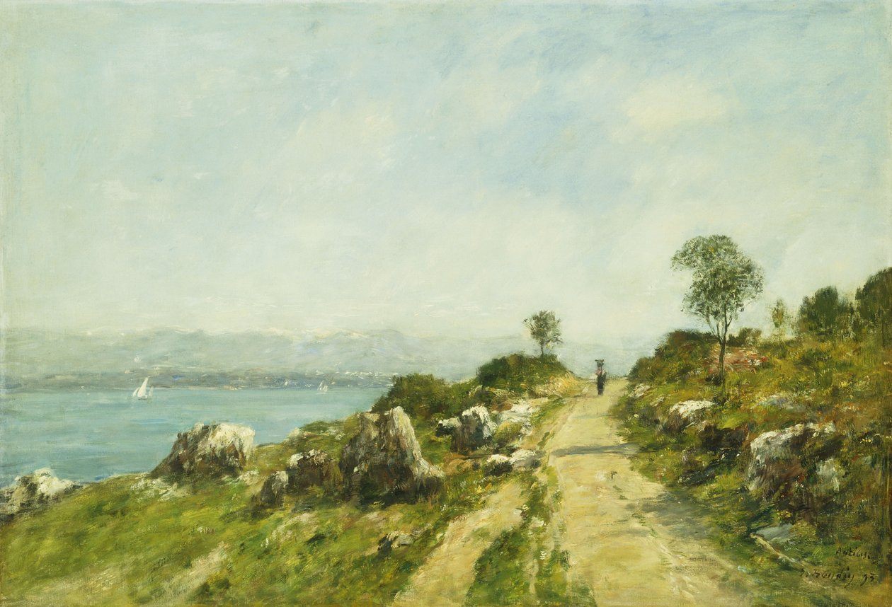 Yol, Antibes; Antibes, Yol, 1893 by Eugene Louis Boudin