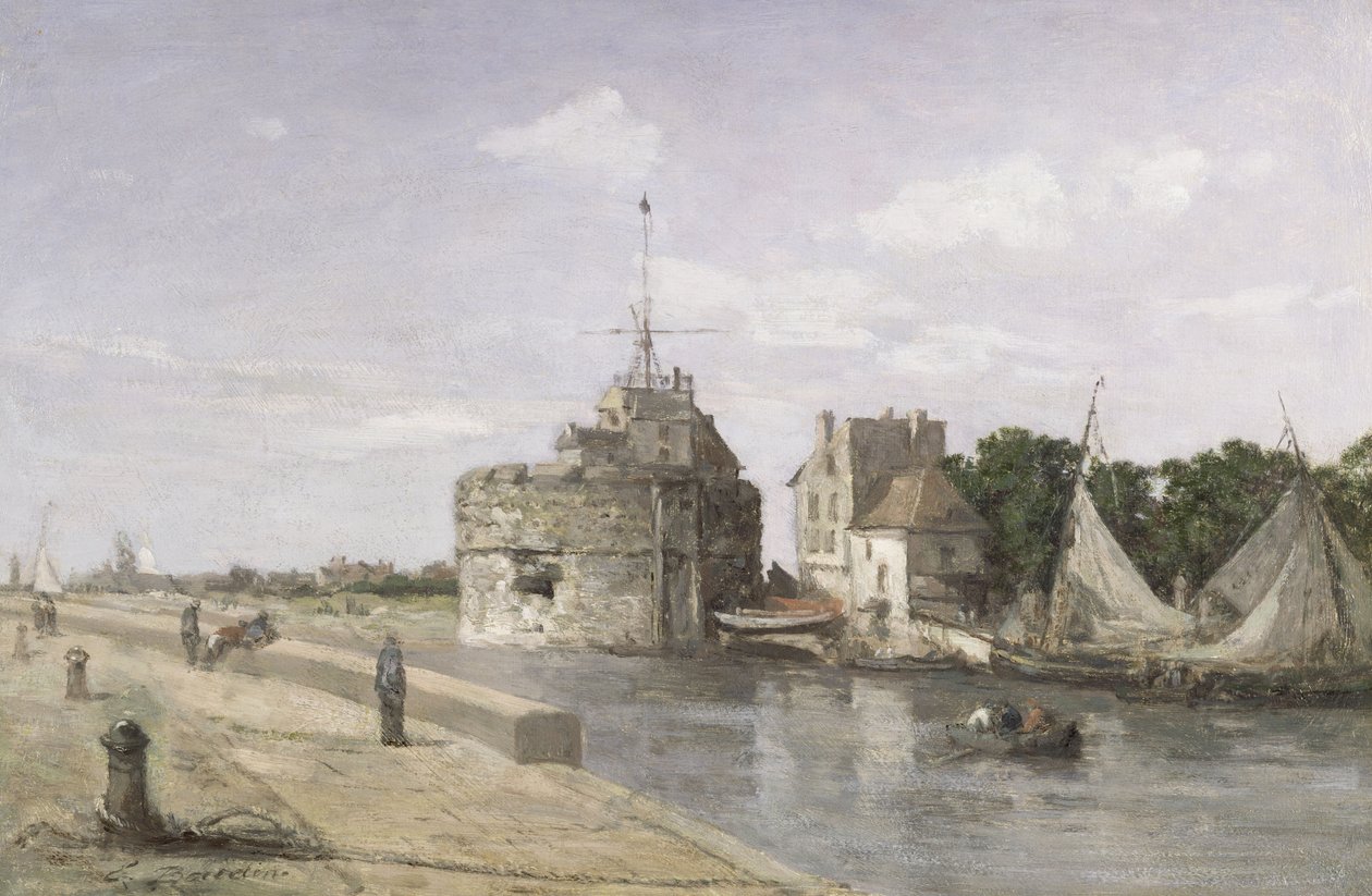 Francis I Kulesi, Le Havre, c.1854 by Eugene Louis Boudin