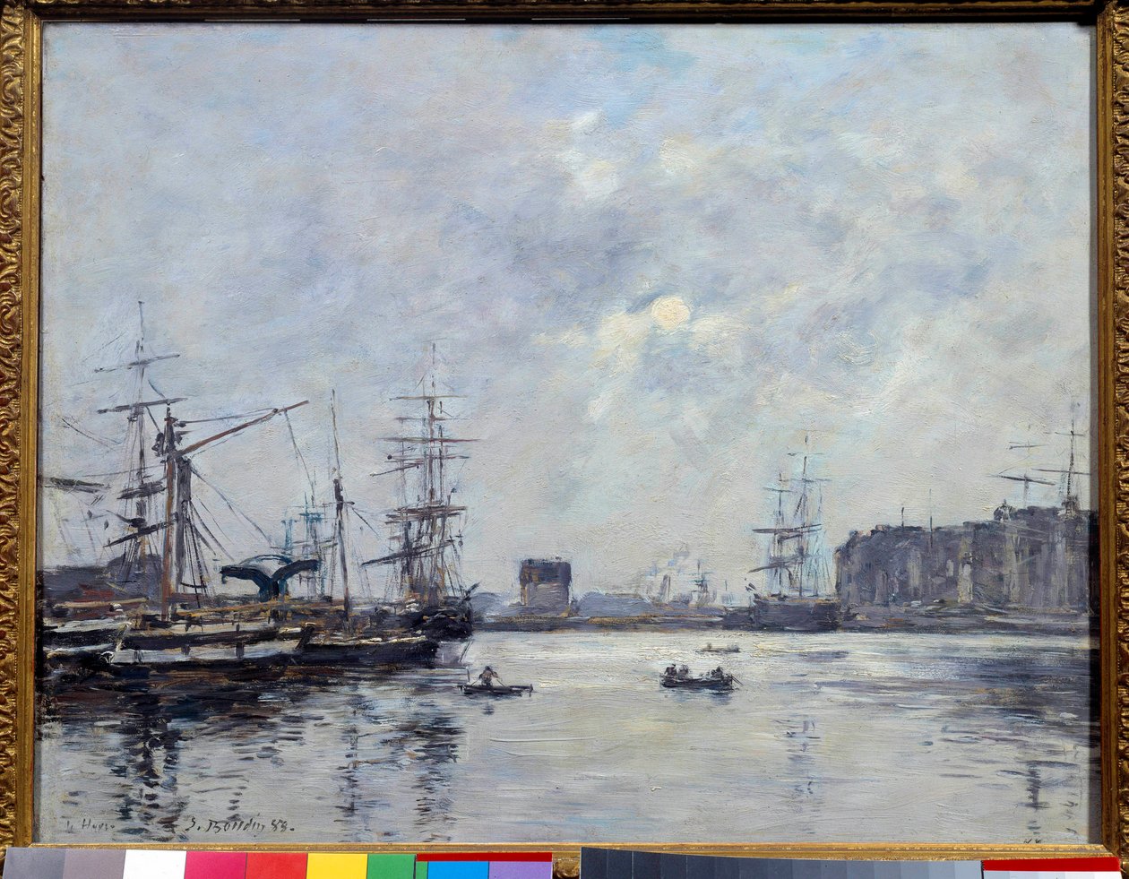 Barın Le Havre havzasının limanı. Eugene Louis Boudin