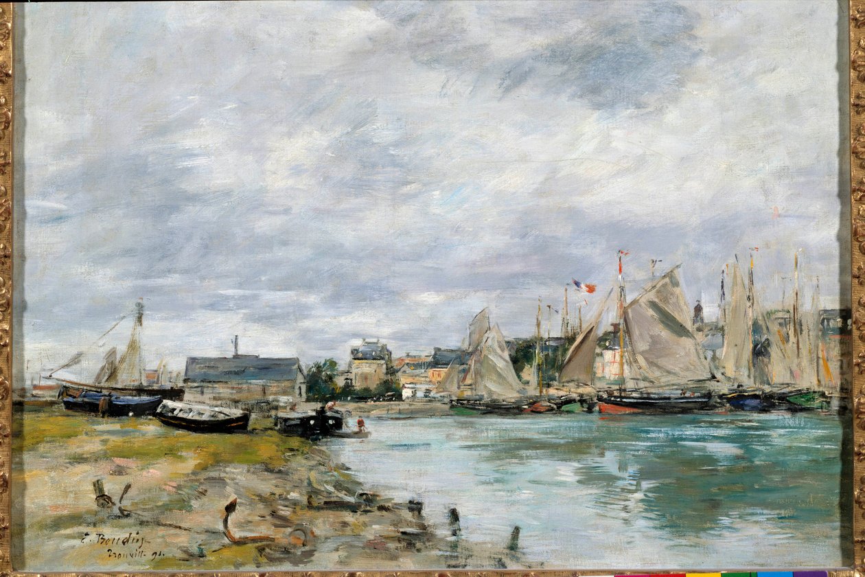 Trouville limanı. Eugene Louis Boudin