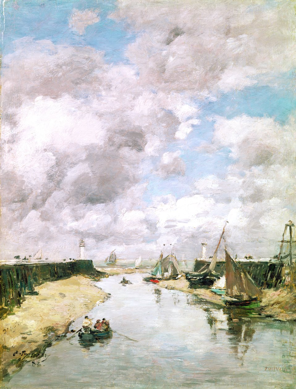 Trouville, 1884 by Eugene Louis Boudin