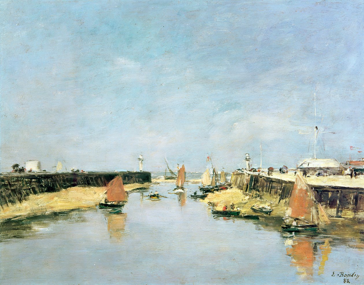 Bilinmeyen resim by Eugene Louis Boudin