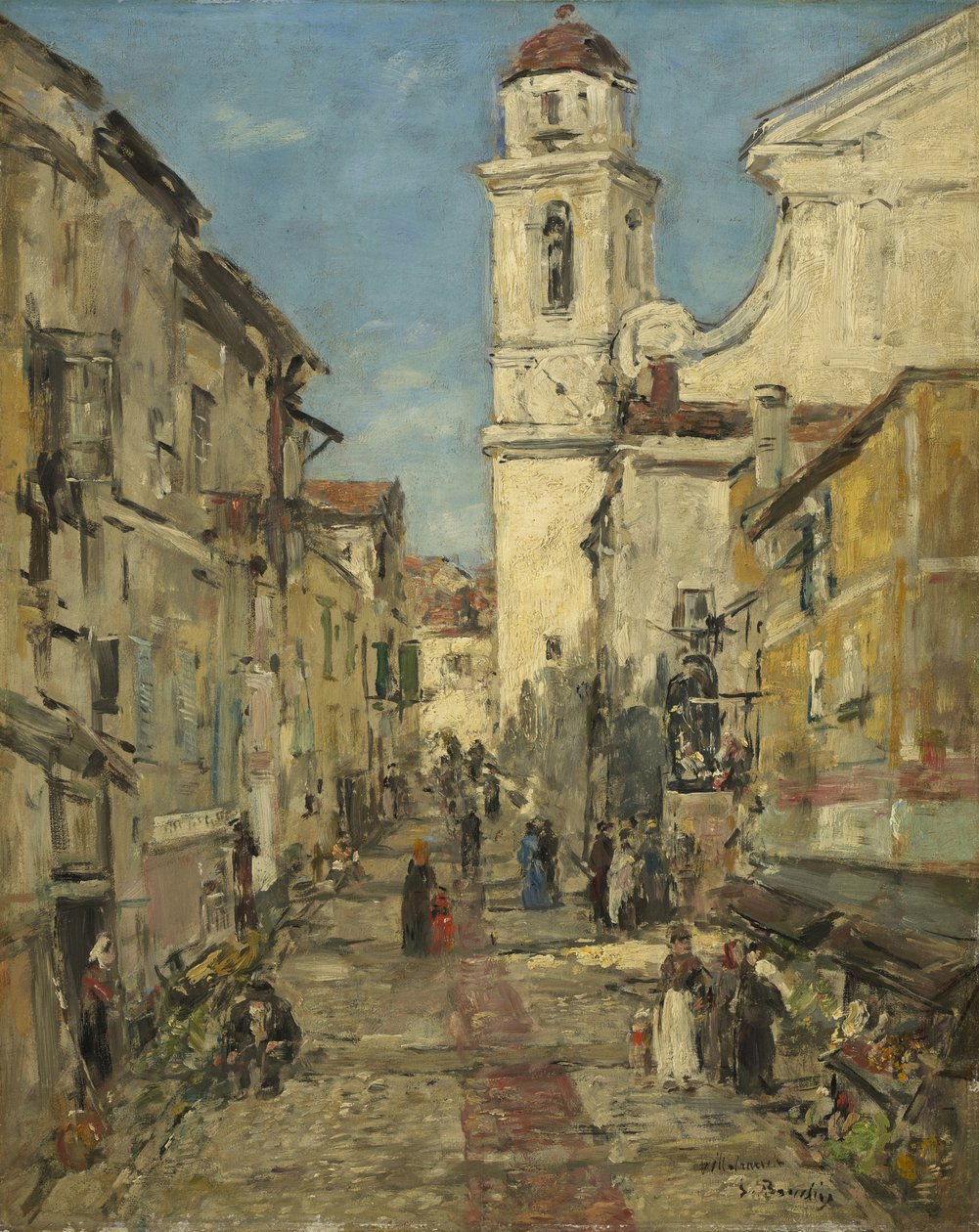 Villefranche, c.1892 by Eugene Louis Boudin