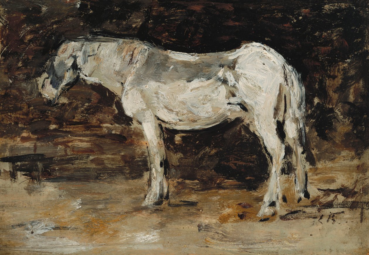 Beyaz At, c.1885-90 by Eugene Louis Boudin