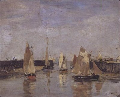 Limandaki Yatlar by Eugene Louis Boudin