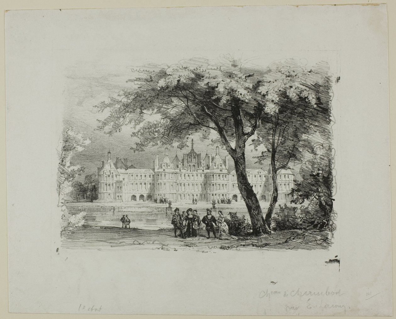 Chambord Kalesi by Eugene Louis Lami