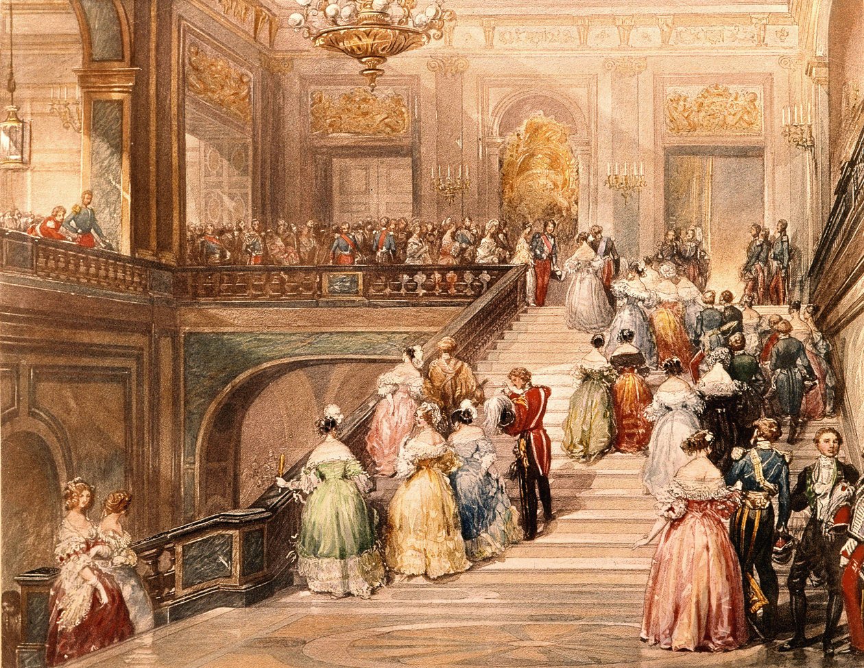 Kral Louis Philippe I (1773 - 1850) ve Kraliçe Marie Amélie de Bourbon (1782 - 1866), 1837