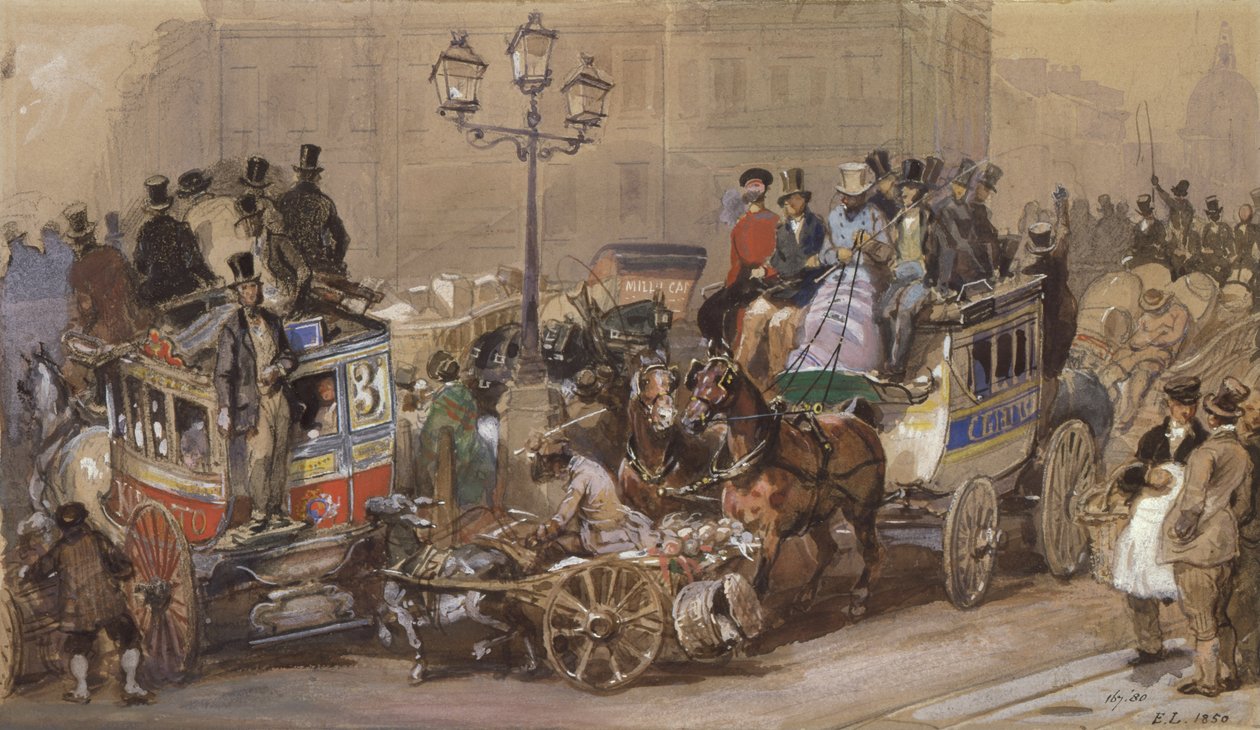 Ludgate Sirki by Eugene Louis Lami