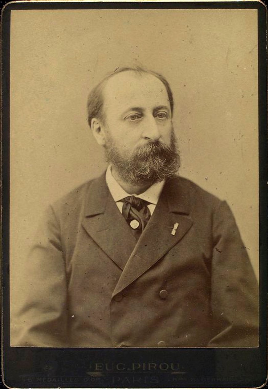 Camille Saint-Saens, Fransız besteci, orkestra şefi, orgcu ve piyanist, 19. yüzyılın sonlarında by Eugene Pirou