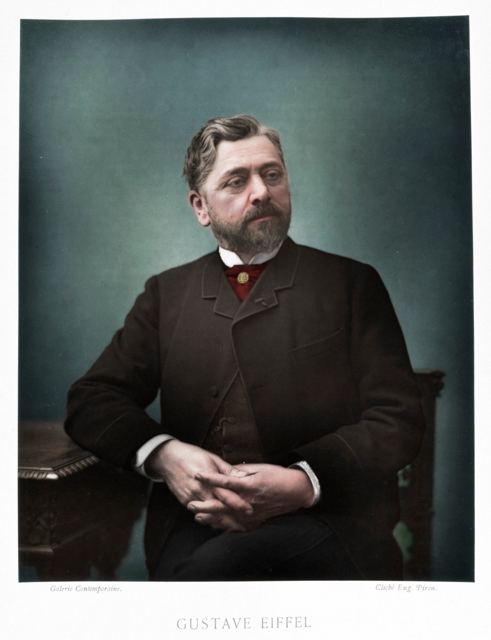 Gustave Eiffel, Fransız mühendis, 1880 by Eugene Pirou