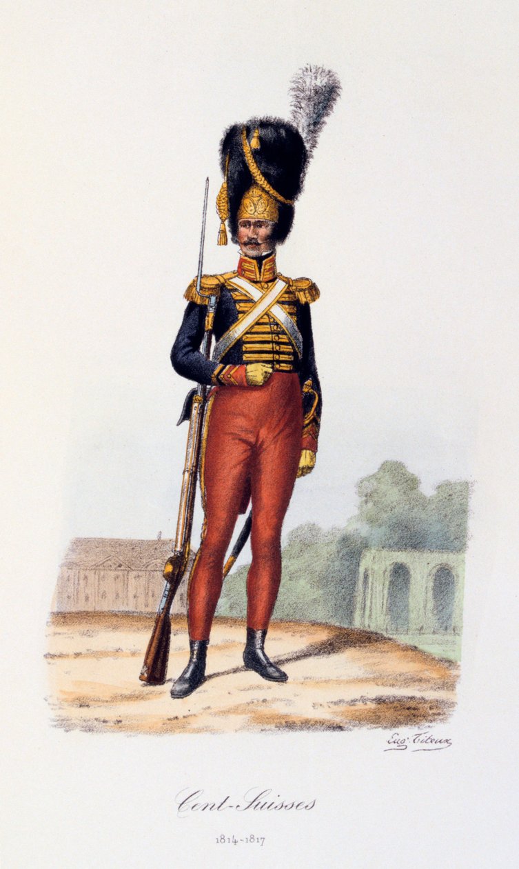 Yüz İsviçre, 1814-17 by Eugene Titeux