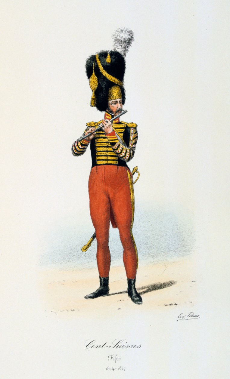 İsviçre Senti, Fifer, 1814-17 by Eugene Titeux