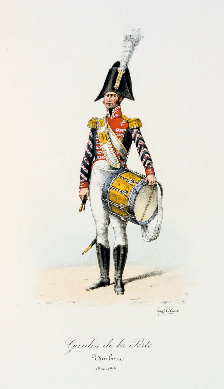 Kapı Muhafızları, Davulcu, 1814-15 by Eugene Titeux