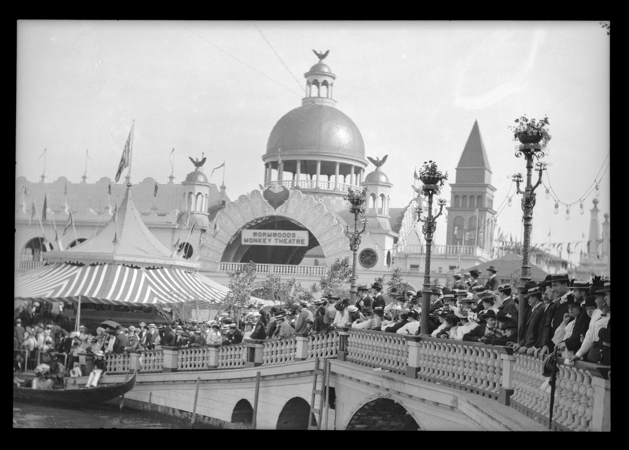 Luna Park, 1906 (nitrat negatif) by Eugene Wemlinger