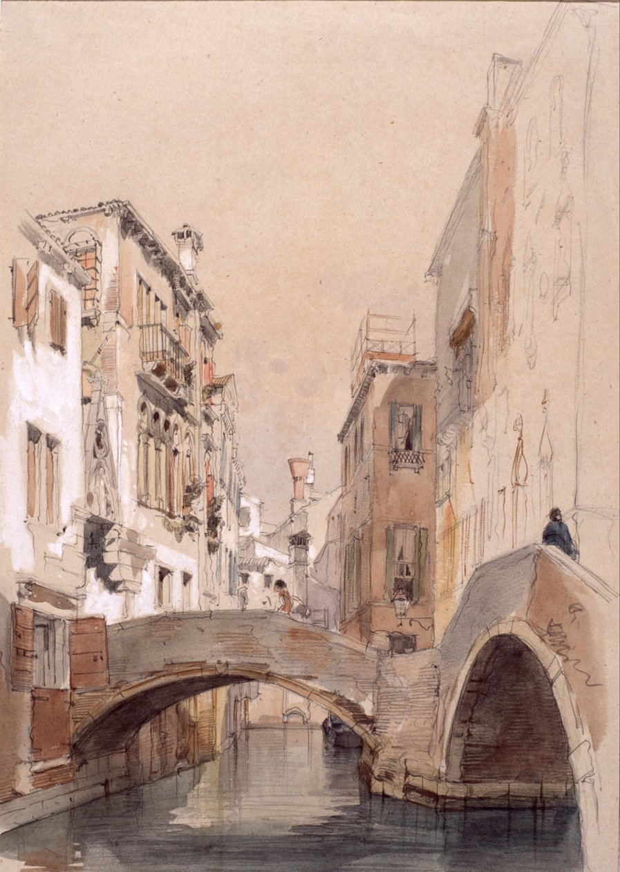 Venedik Kanalı by Eugenio Lucas Velázquez