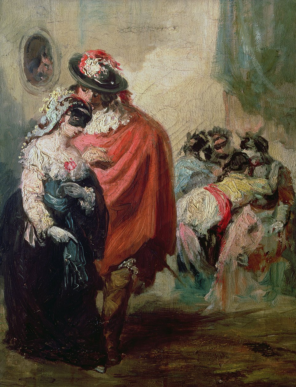 maskeli balo by Eugenio Lucas y Padilla