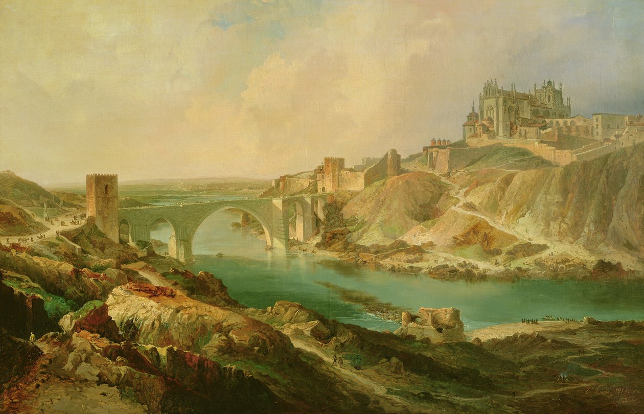 View of Toledo, 1854  by Eugenio Lucas y Padilla