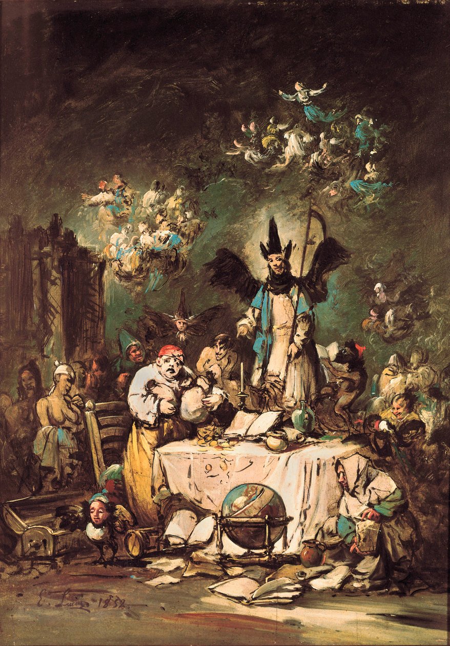 alegorik kapris by Eugenio Luca y Velasquez