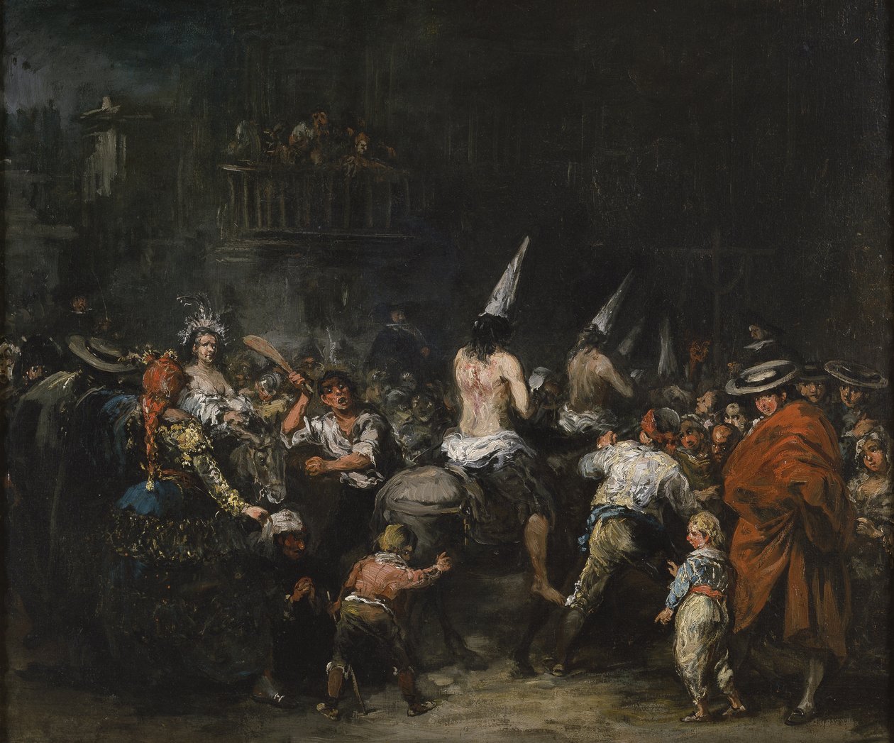 Engizisyon tarafından mahkum edildi, 19. yüzyılın ikinci yarısı. by Eugenio Lucas Velázquez