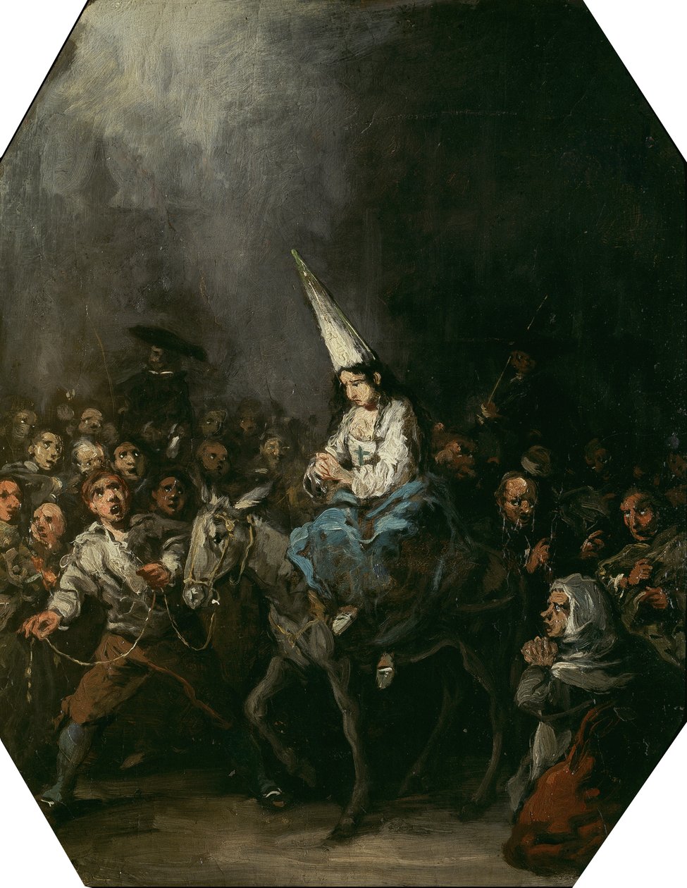 Engizisyon tarafından mahkum edildi, yaklaşık 1860 by Eugenio Lucas Velázquez