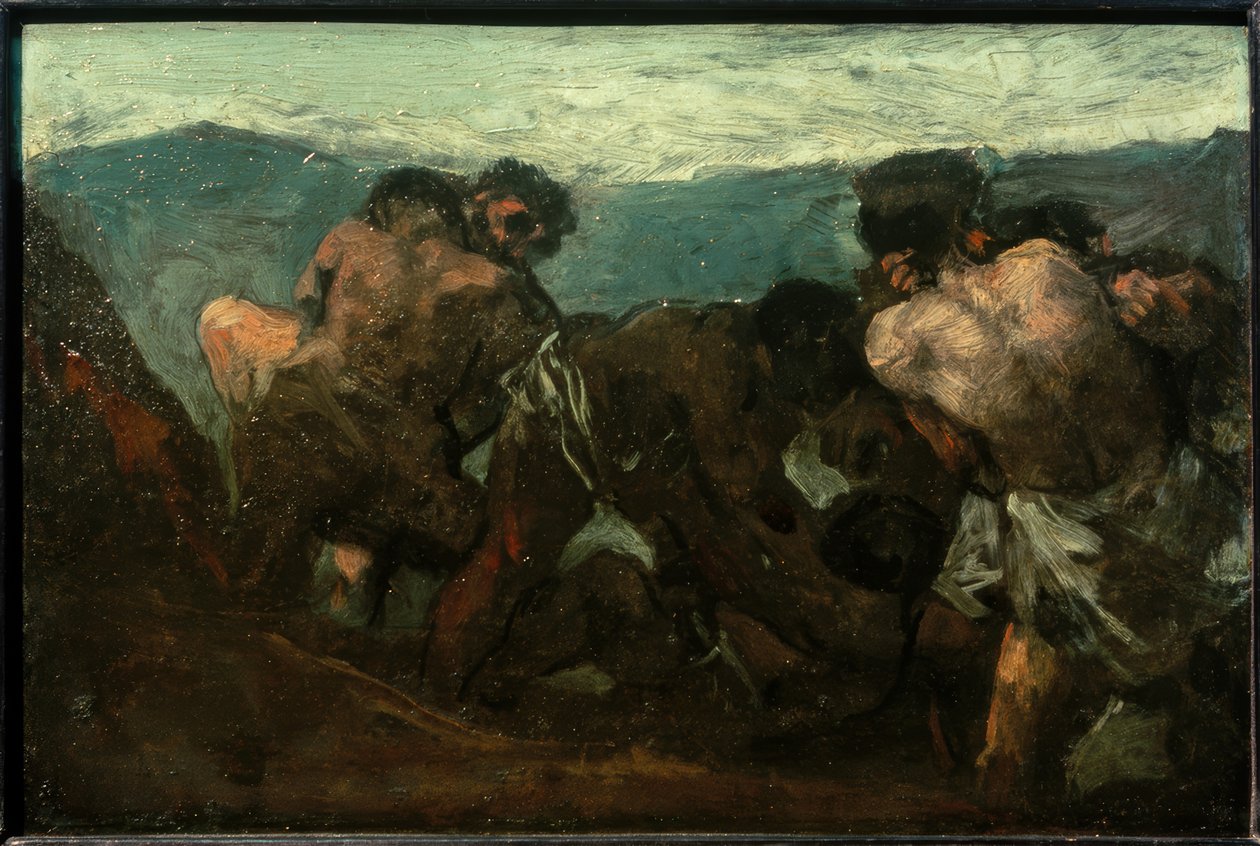 kuyudaki Yusuf by Eugenio Lucas Velázquez