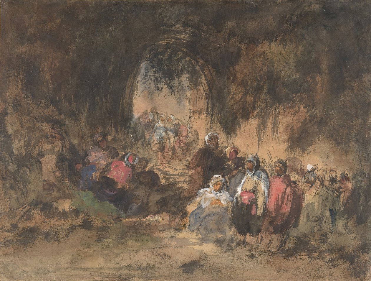 Araplar Dinleniyor, 1817-70. by Eugenio Lucas Villamil
