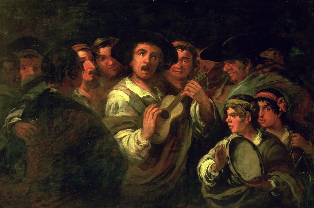 Serenatçılar (tuval üzerine yağlı boya) by Eugenio Lucas y Padilla