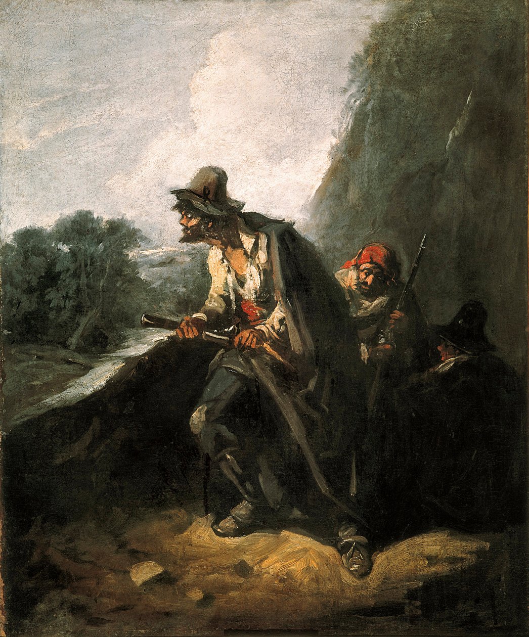 "Haydutlar" (resim) by Eugenio Lucas y Padilla