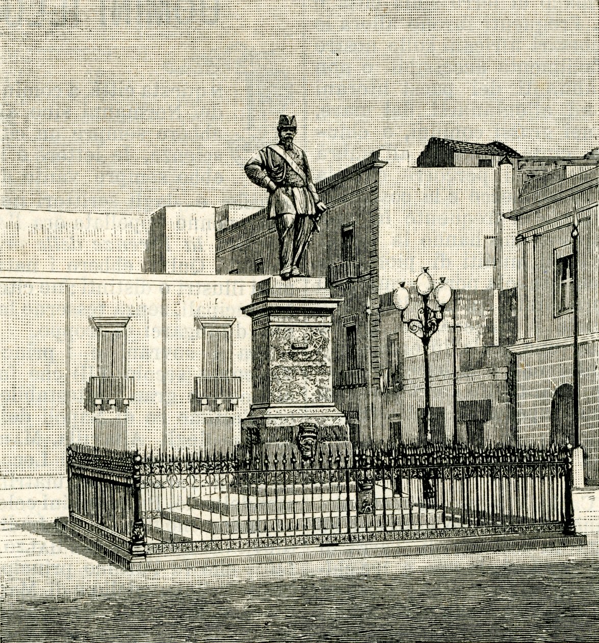 Vittorio Emanuele II Anıtı (1820-1878), Eugenio Maccagnani (1852-1930), Lecce, Apulia, İtalya by Eugenio Maccagnani